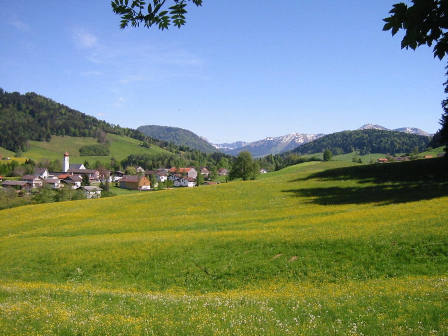 Ferienwohnungen Pension Sonnblick Krumbach  Esterno foto